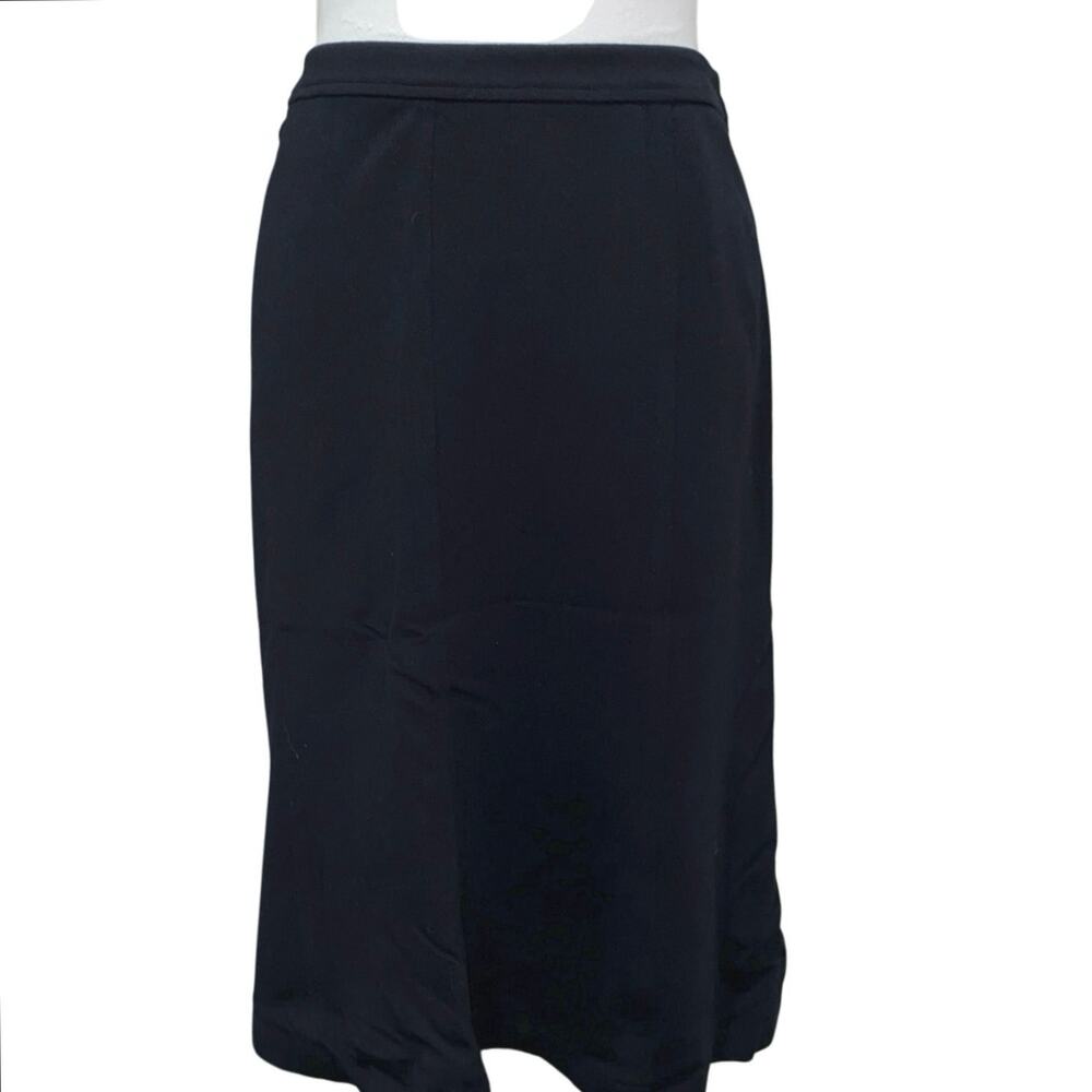 Carlisle Black Skirt Size 16 Flared Hem